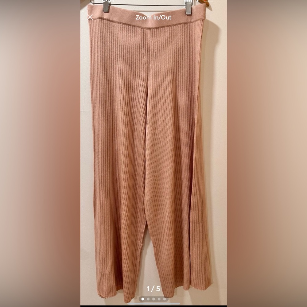 The Drop Women's Catalina Pull-on Rib Sweater Pants Size XL Brand New